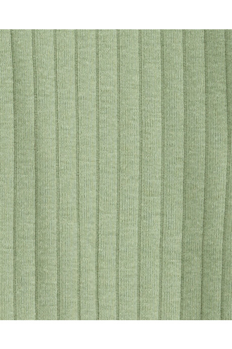 Pijama una pieza de algodón con pie, verde Sin color