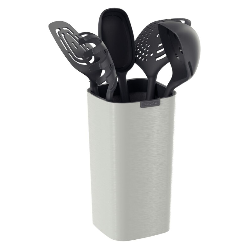Juego de Utensilios Tramontina Verano Ónix con Soporte 6 piezas 25599/370 Juego de Utensilios Tramontina Verano Ónix con Soporte 6 piezas 25599/370