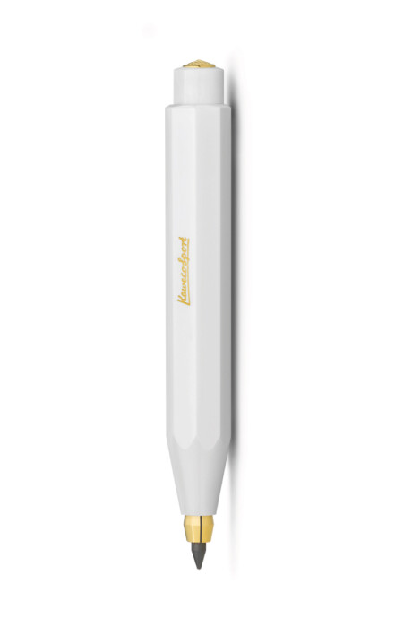 KAWECO CLASSIC SPORT CLUTCH PENCIL WHITE 3.2MM / LAPIZ MECANICO BLANCO CON BOTON KAWECO CLASSIC SPORT CLUTCH PENCIL WHITE 3.2MM / LAPIZ MECANICO BLANCO CON BOTON