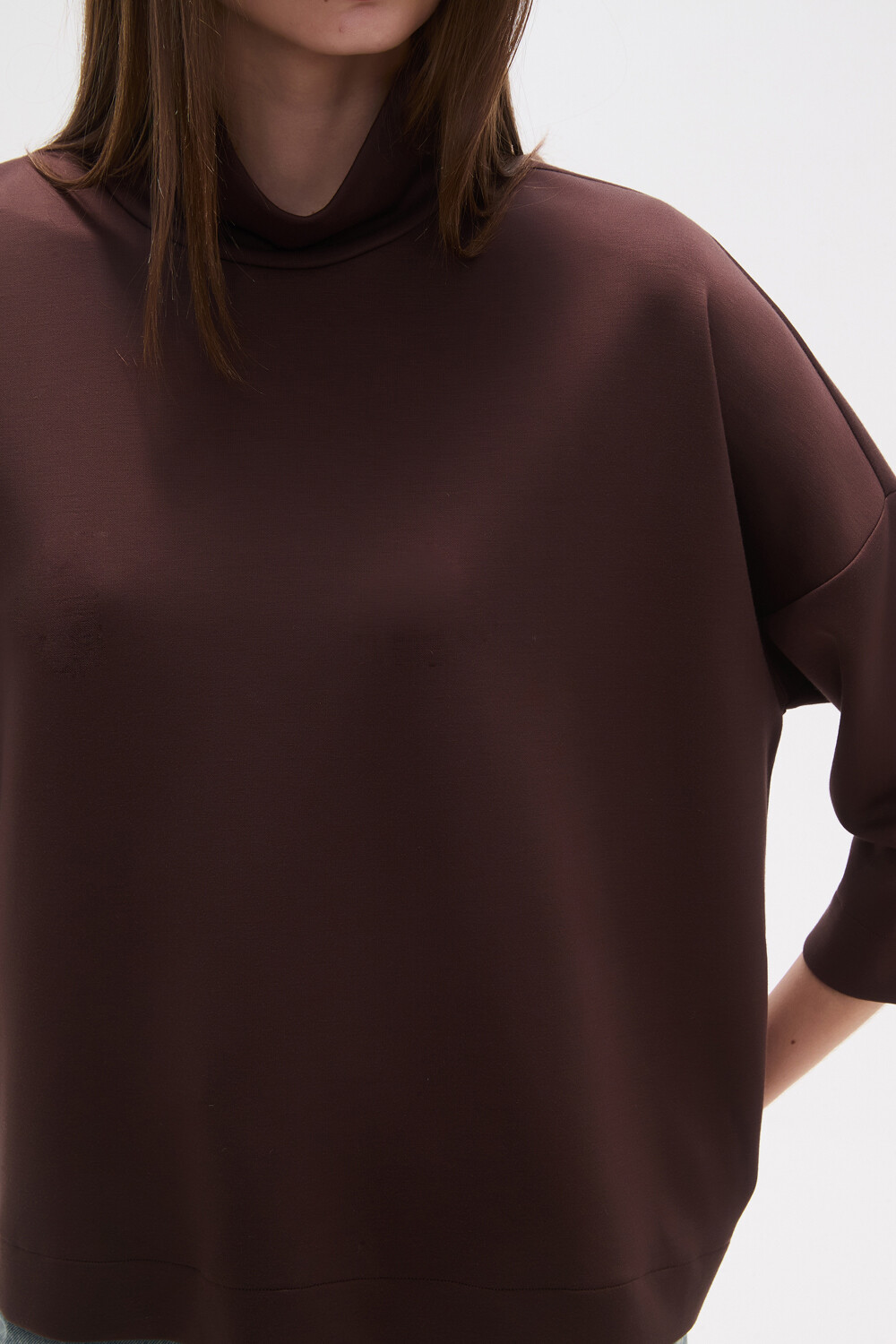 Polera Ombus Chocolate