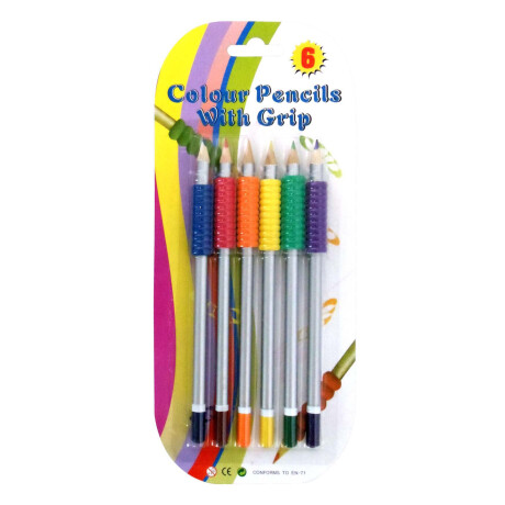 LAPICES DE COLORES X6 C/GRIP BLISTER 7968 Q240 M60 LAPICES DE COLORES X6 C/GRIP BLISTER 7968 Q240 M60