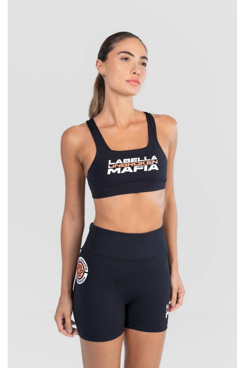 TOP Y SHORT NEGRO 