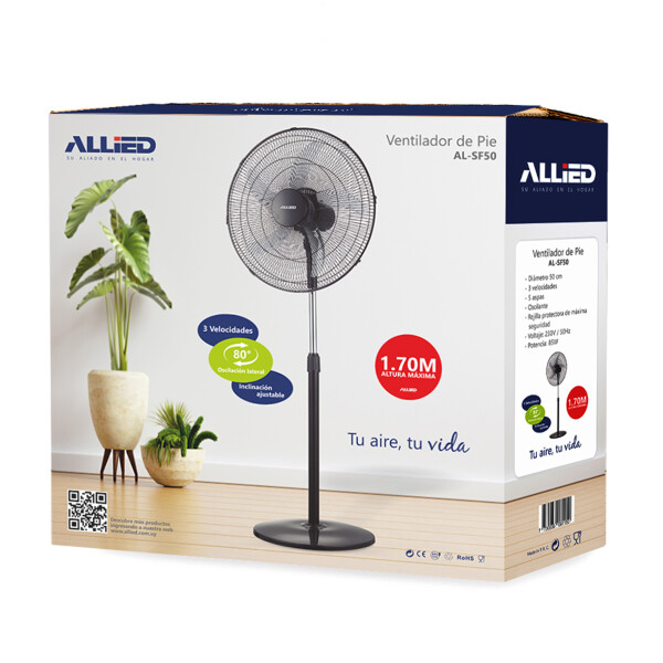 Ventilador De Pie Allied Al-sf50 VENTILADOR DE PIE ALLIED AL-SF50