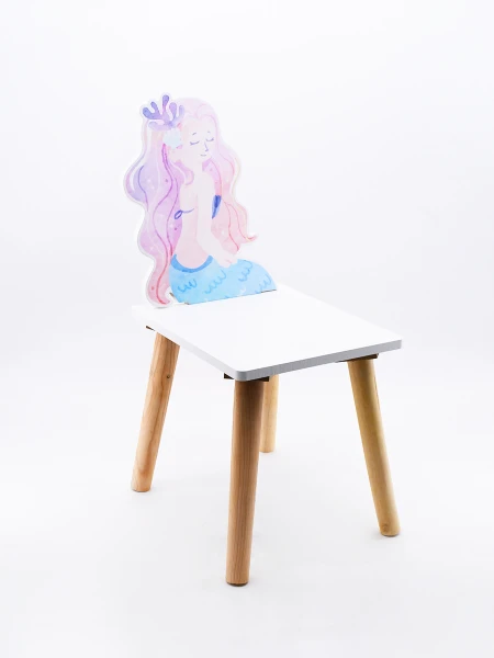 SILLA COLA SIRENA BLANCO
