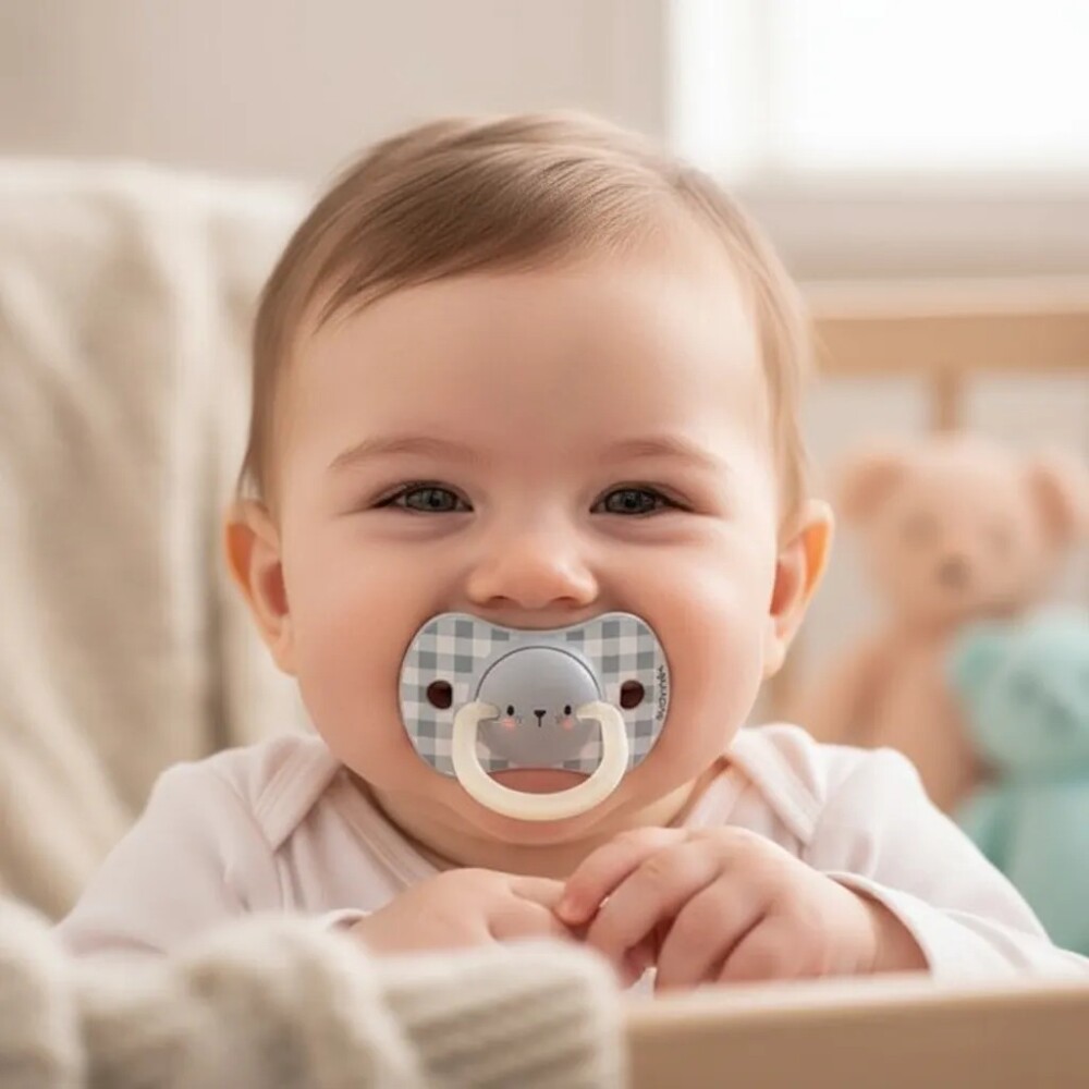 Set x2 chupete fisiológico Suavinex 6 a 18M - Nocturnos Celeste Nocturnos