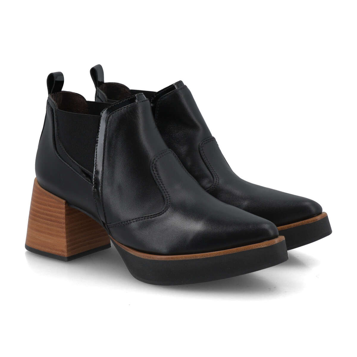 BOTA VENET - CUERO NINA - NEGRO 