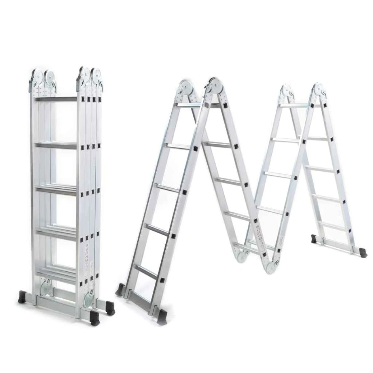 Escalera de Aluminio Goldex Plegable 5.70M 150KG 