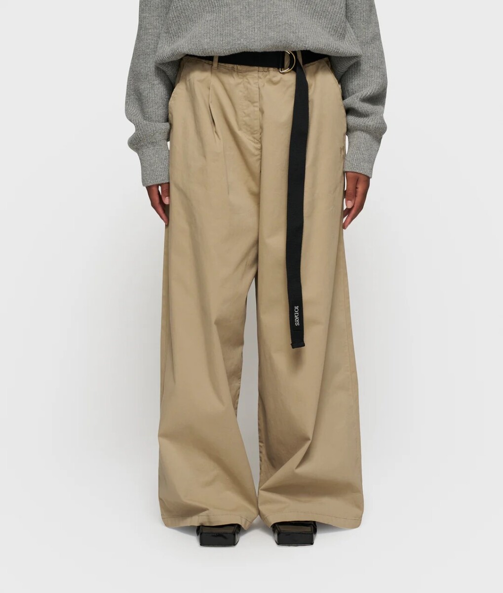 WIDE PANTS TWILL 