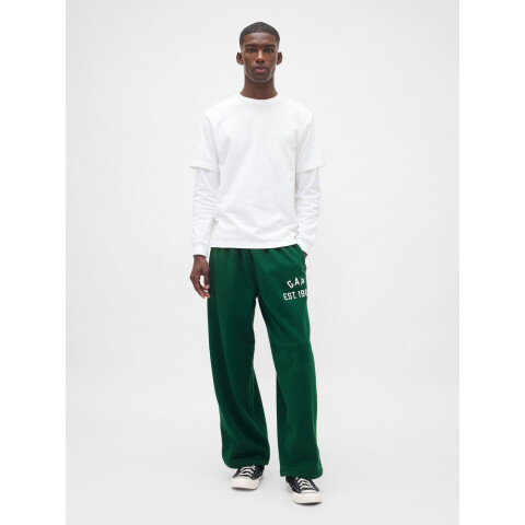 J - EST1969 LOGO BAGGY PANT EVERGREEN GLAMOUR