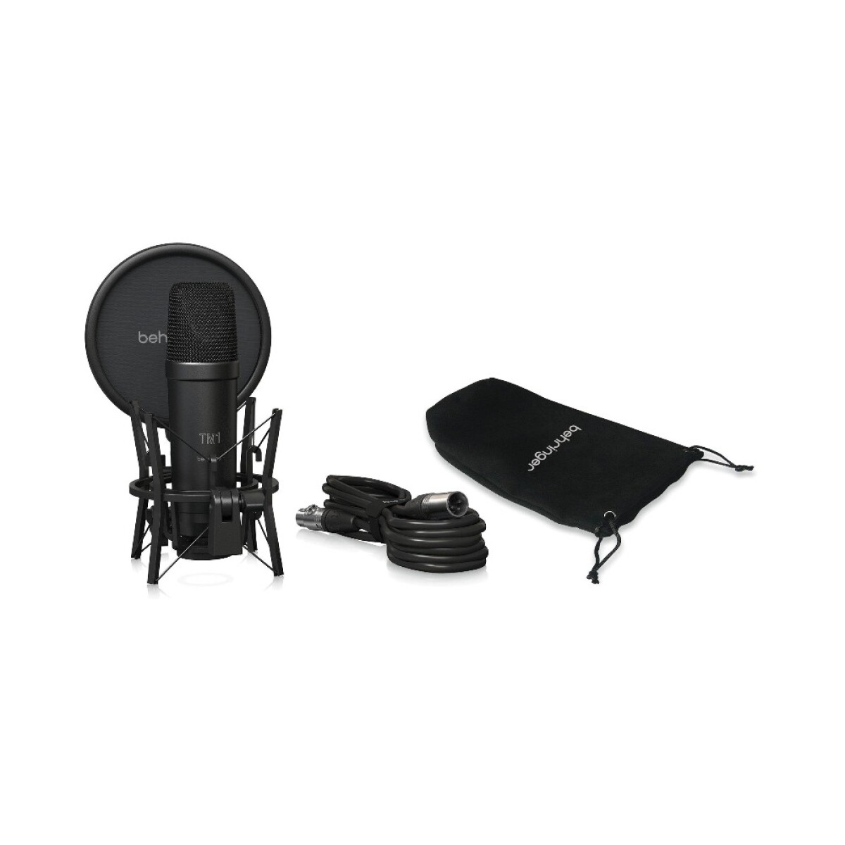 Microfono Behringer Tm1 Dark Edition Con Antipop, Cable Y Funda 