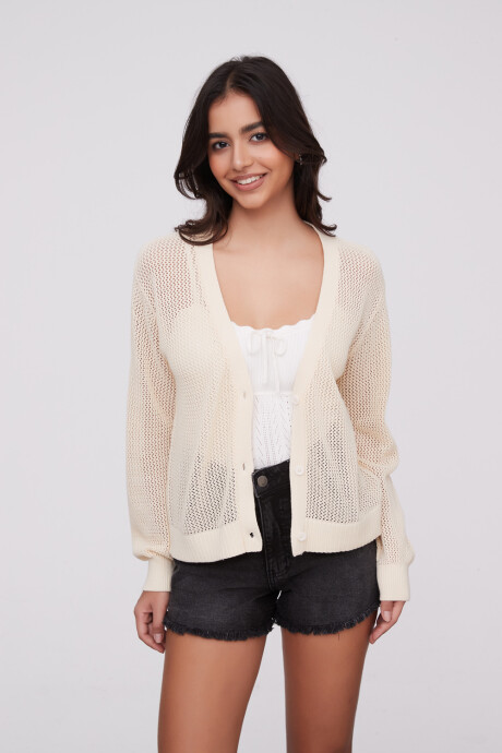 Cardigan Ulonda Marfil / Off White