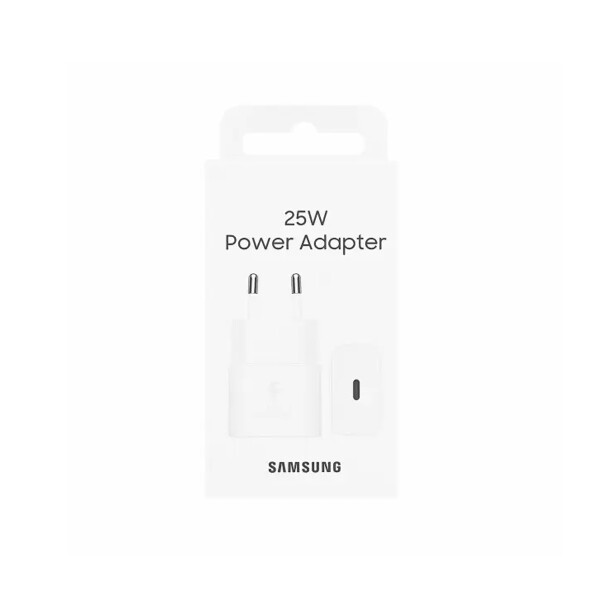 Ficha Samsung carga rápida USB Tipo-C 25W color blanco Ficha Samsung Carga Rápida Usb Tipo-c 25w Color Blanco