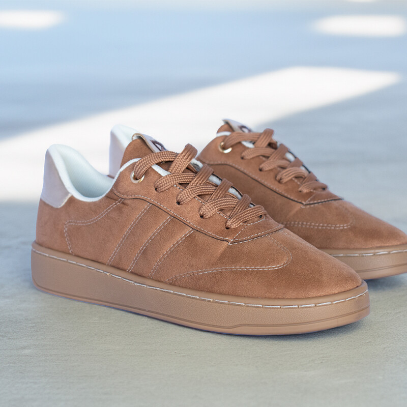 Calzado deportivo de dama Piccadilly BROWN/GOLD