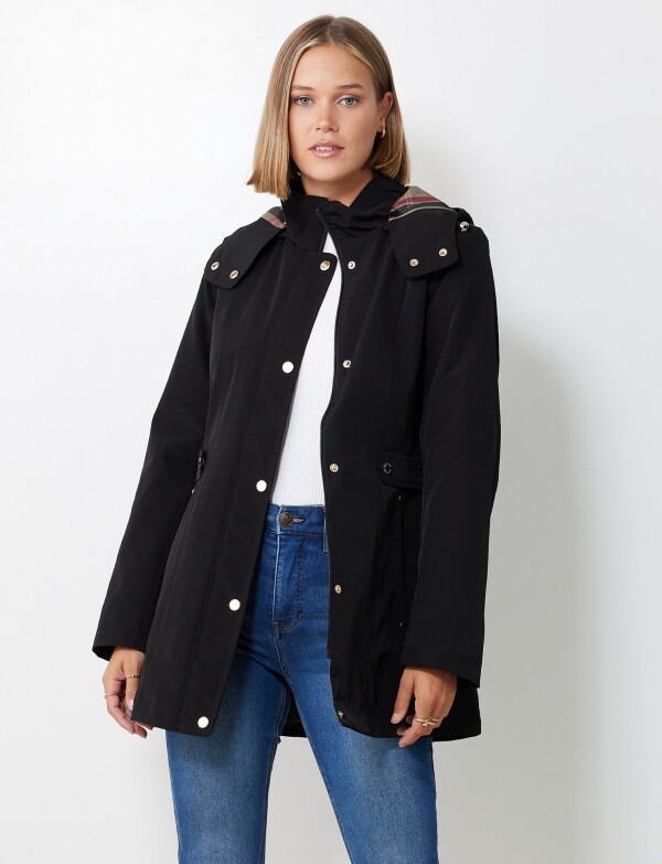 Gabardina Impermeable NEGRO