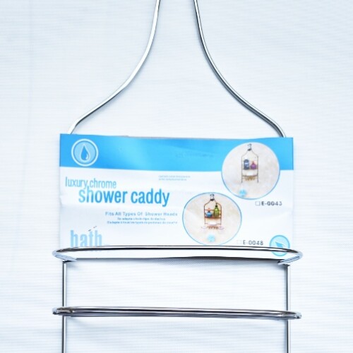 Organizador de metal para el baño N/a