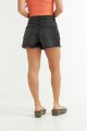 Short de jean desflecado NEGRO