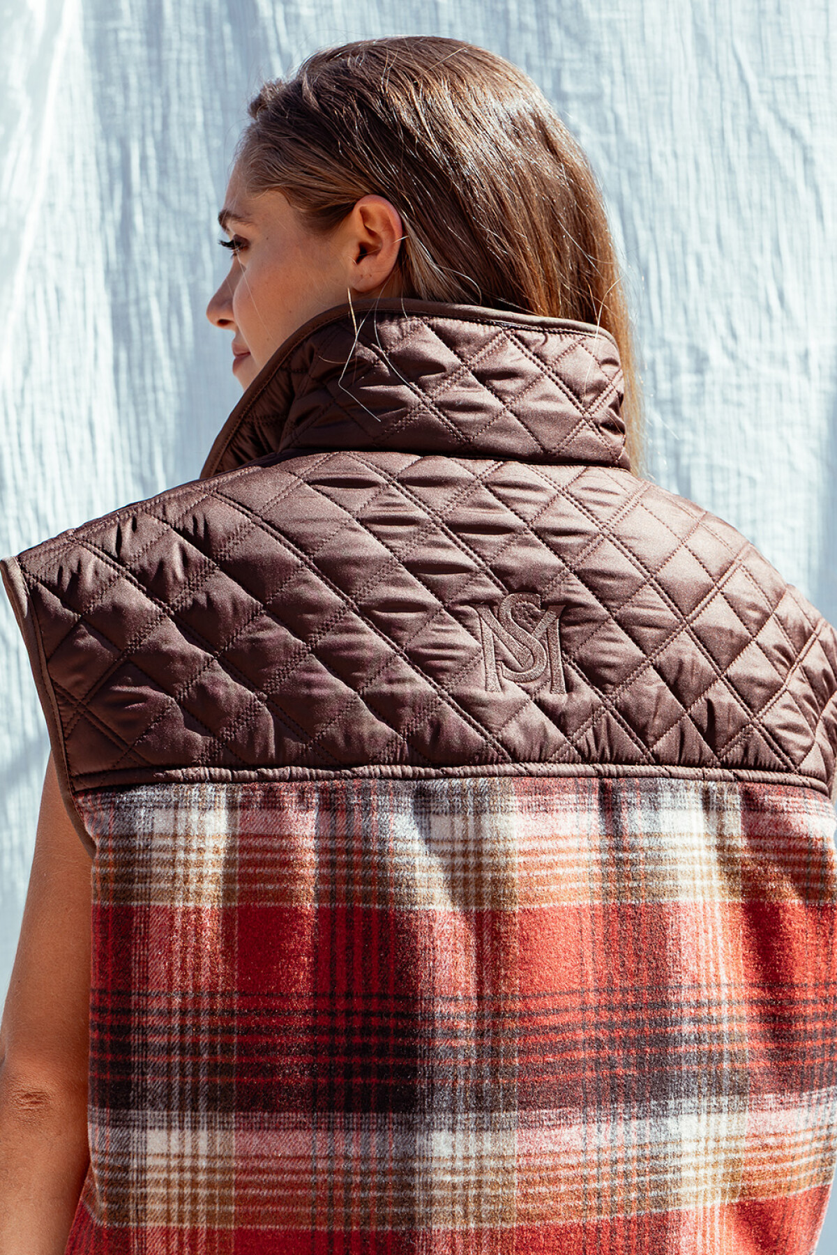 Saddle vest Rojo / Chocolate