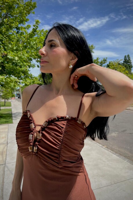 Vestido Chloe Marrón