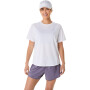 Polo Running Asics Silver SS Top Mujer Brilliant White