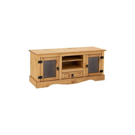 Rack 2 Puertas Vidrio Li­nea Mexicana Natural