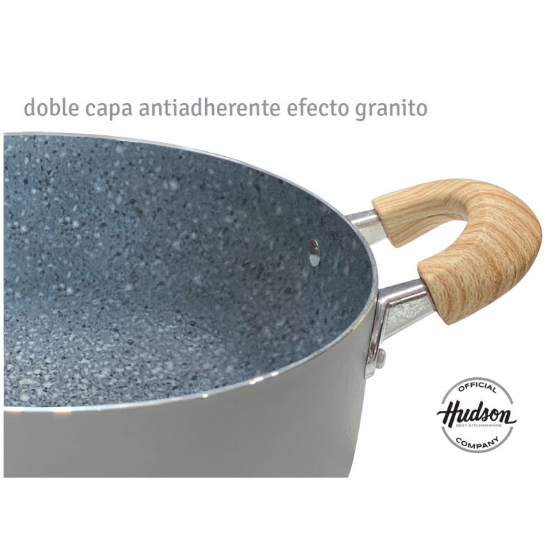 Cacerola Hudson De Aluminio C/antiadherente Granito 26