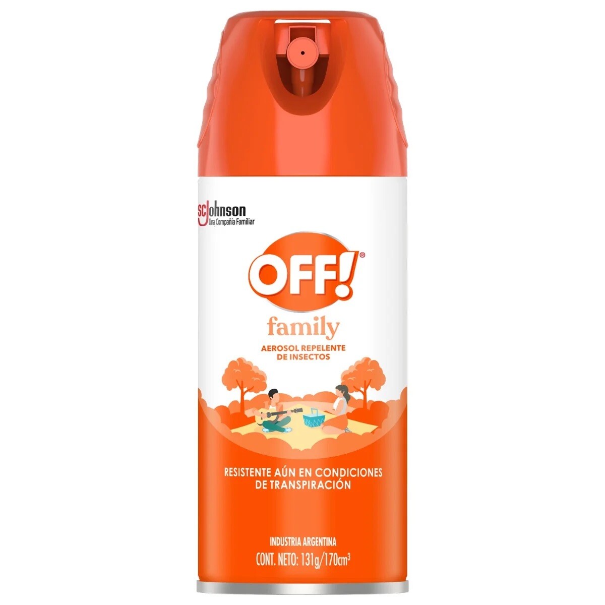 Repelente en Aerosol OFF! Family 170 ml 