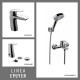 Juego Grifería Epuyen FV Completa Con Bidet CROMO