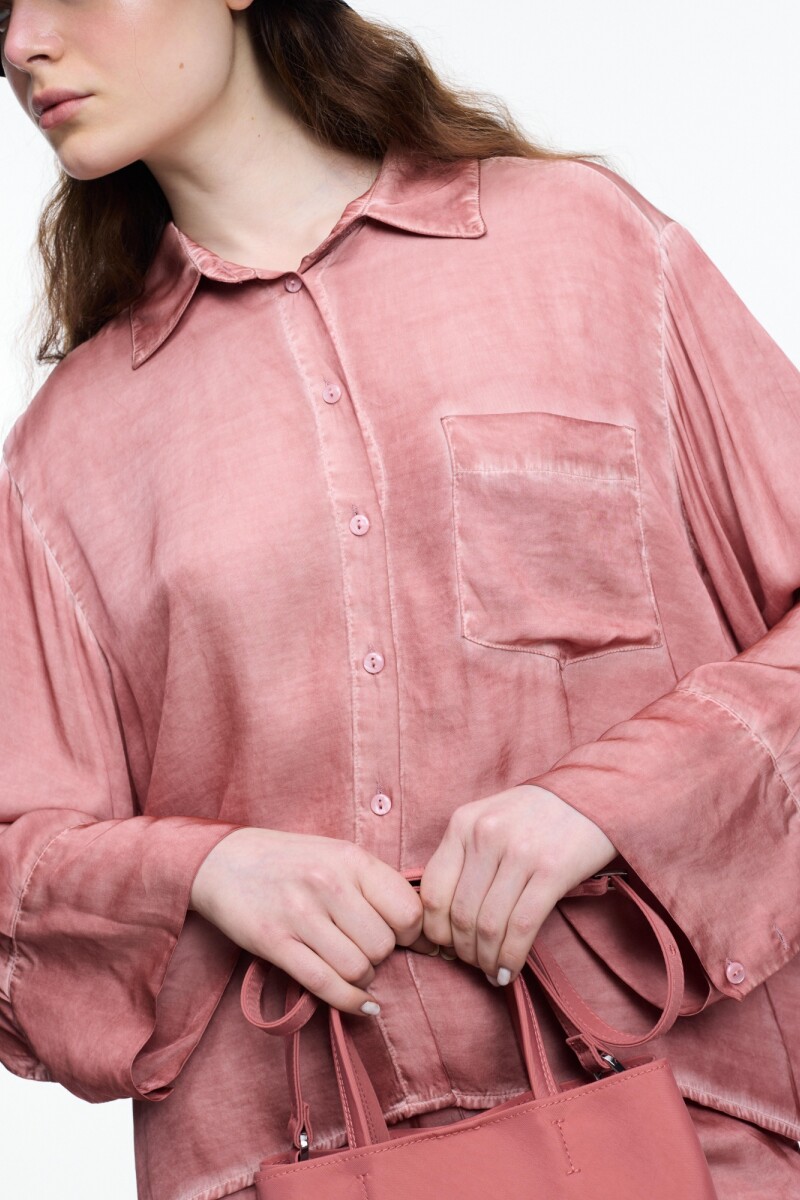 CAMISA BOLSILLO ML Ladrillo