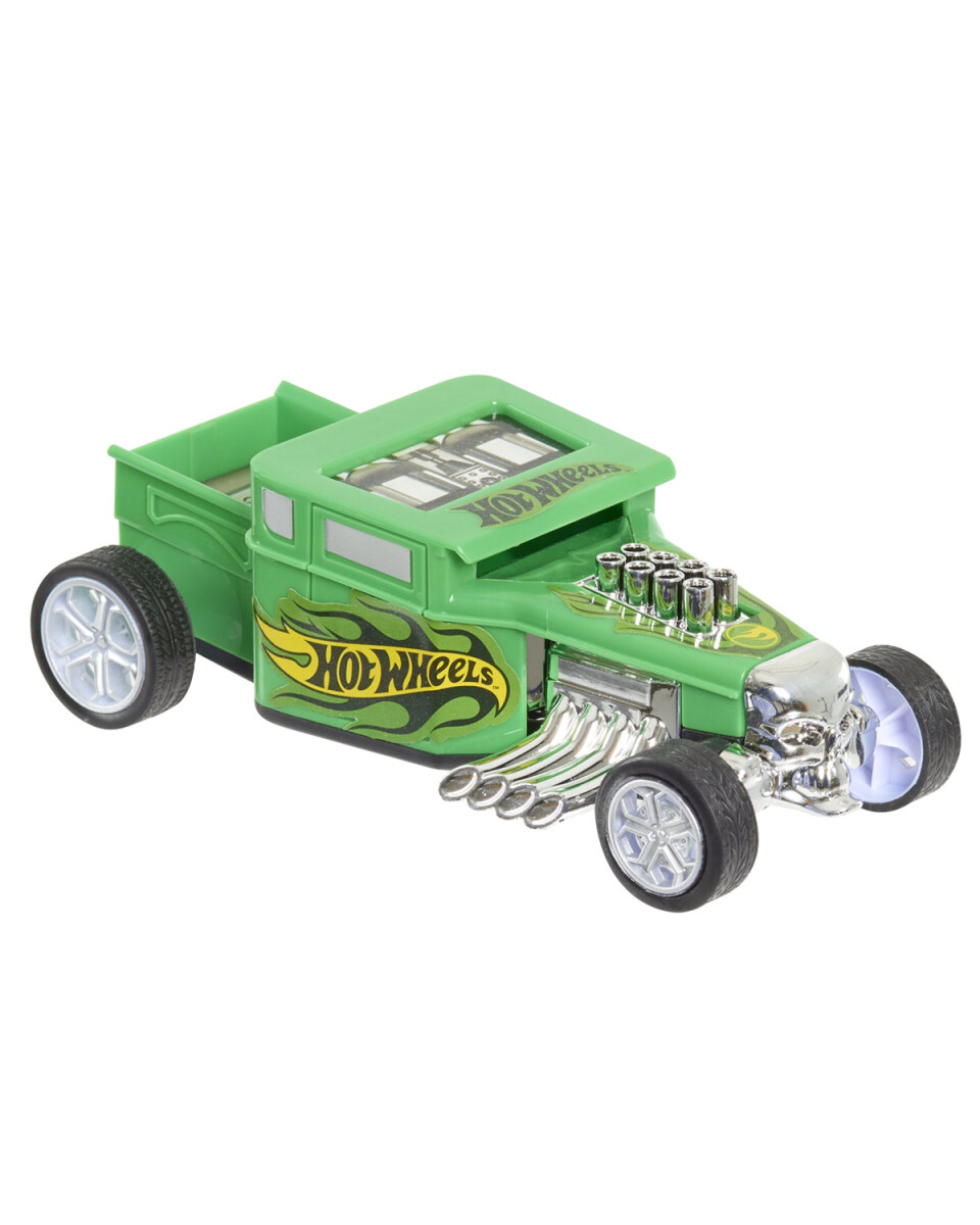 Auto a fricción Hot Wheels Pull Back Racers 13cm - Verde 