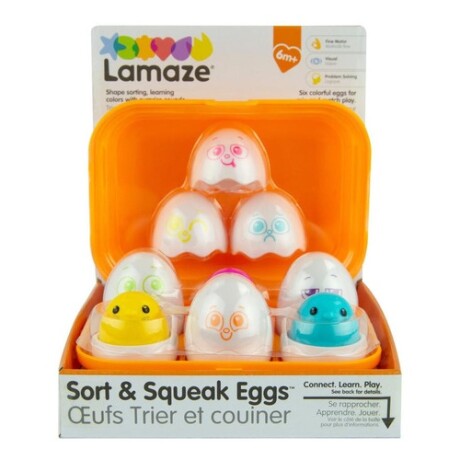 Juego didáctico huevera Lamaze Sort & Squeak Juego didáctico huevera Lamaze Sort & Squeak