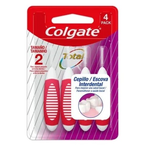 Cepillo Interdental Colgate (2 mm) 4 Un Cepillo Interdental Colgate (2 mm) 4 Un