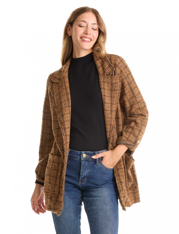 Chaqueta Boucle TOSTADO/MULTI