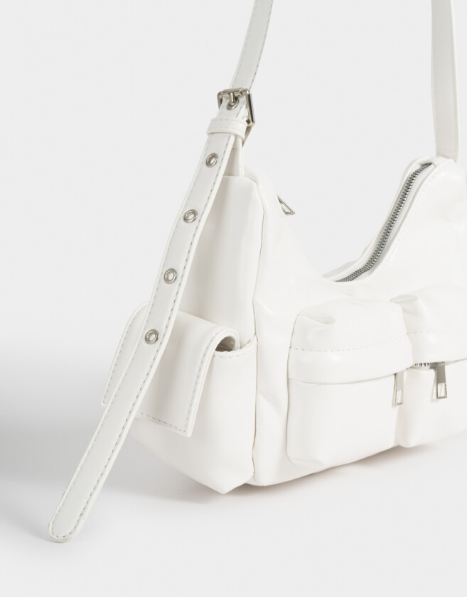 Bandoleras Bandolera Multipocket Crudo - Blanco Crudo