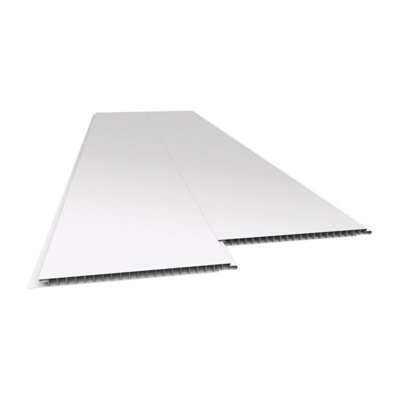 Tablilla PVC Junta seca 10mm blanco Plasbil Tablilla PVC Junta seca 10mm blanco Plasbil