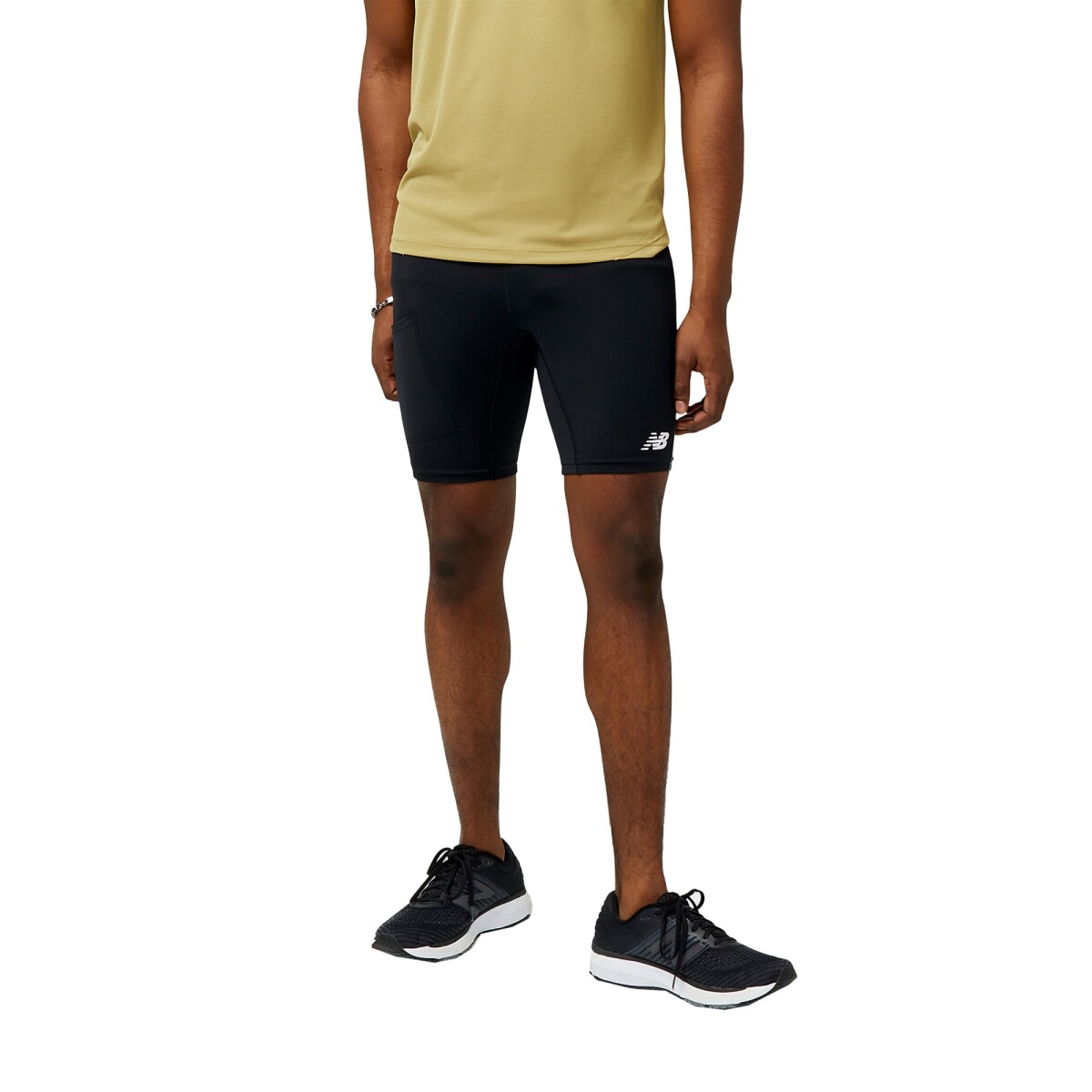 Short New Balance de hombre - ACCELERATE 8 INCH - MS31245BK - BLACK 
