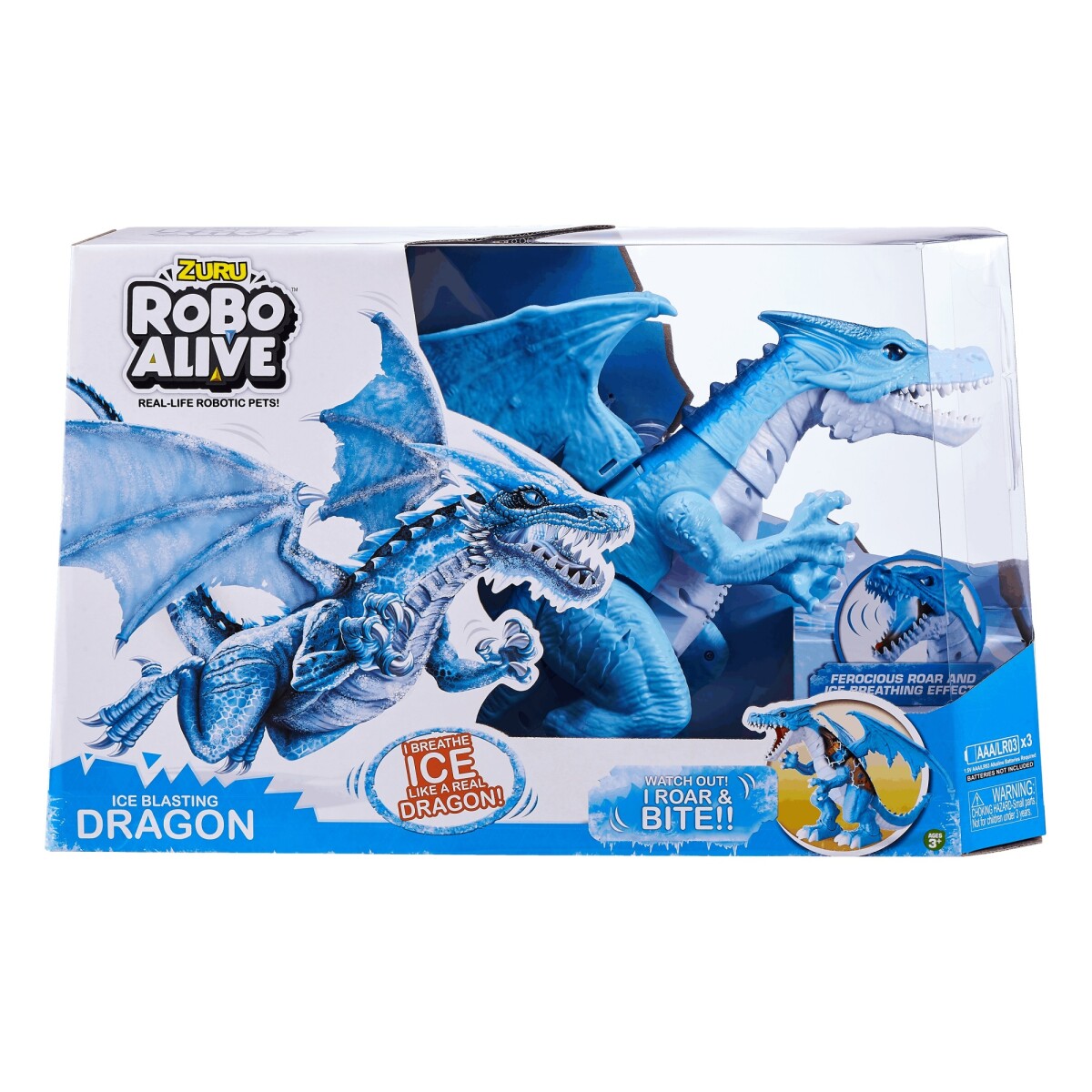 Dragon Robo Alive Azul Zuru Super Real - 001 