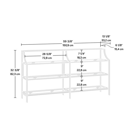 Estanteria Sauder Linea International Lux
