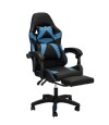 Silla Gamer Gaming Ergonomica Reclinable PU Azul