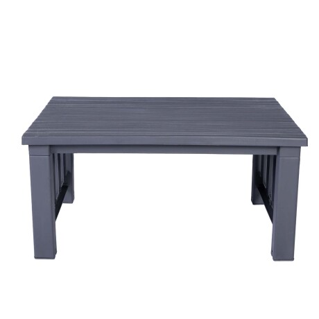 SET DE LIVING EXTERIOR POLIPROPILENO GRIS MALAGA