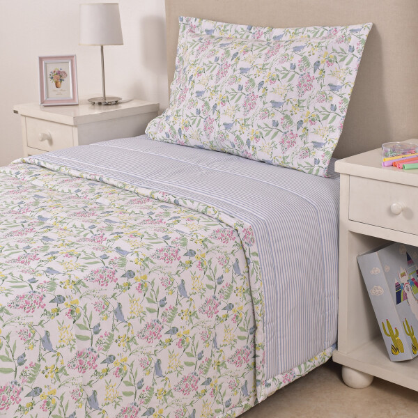 Edredón Kids Pajarito Celeste – 180×240 cm Edredón Kids Pajarito Celeste – 180×240 cm