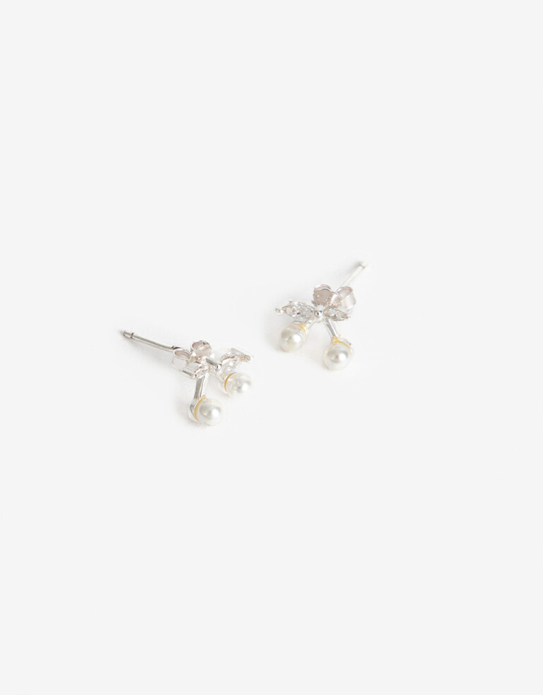 Aros Pasantes Perlas Aros Pasantes Plata 925 - Plateado