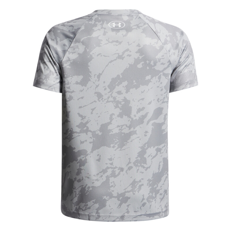 UA Tech BL Printed SS-RED GRY-021