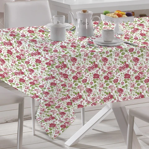 Mantel Rectangular Bukara Peva 140 x 210 cm 3573 FLOR ROSA
