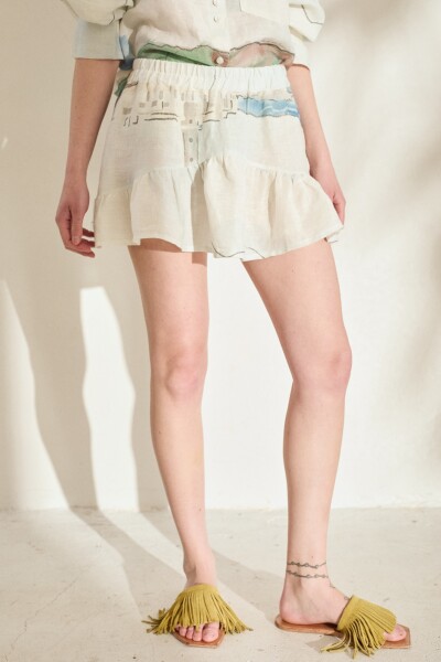 FALDA BRUMA PRINT Agua