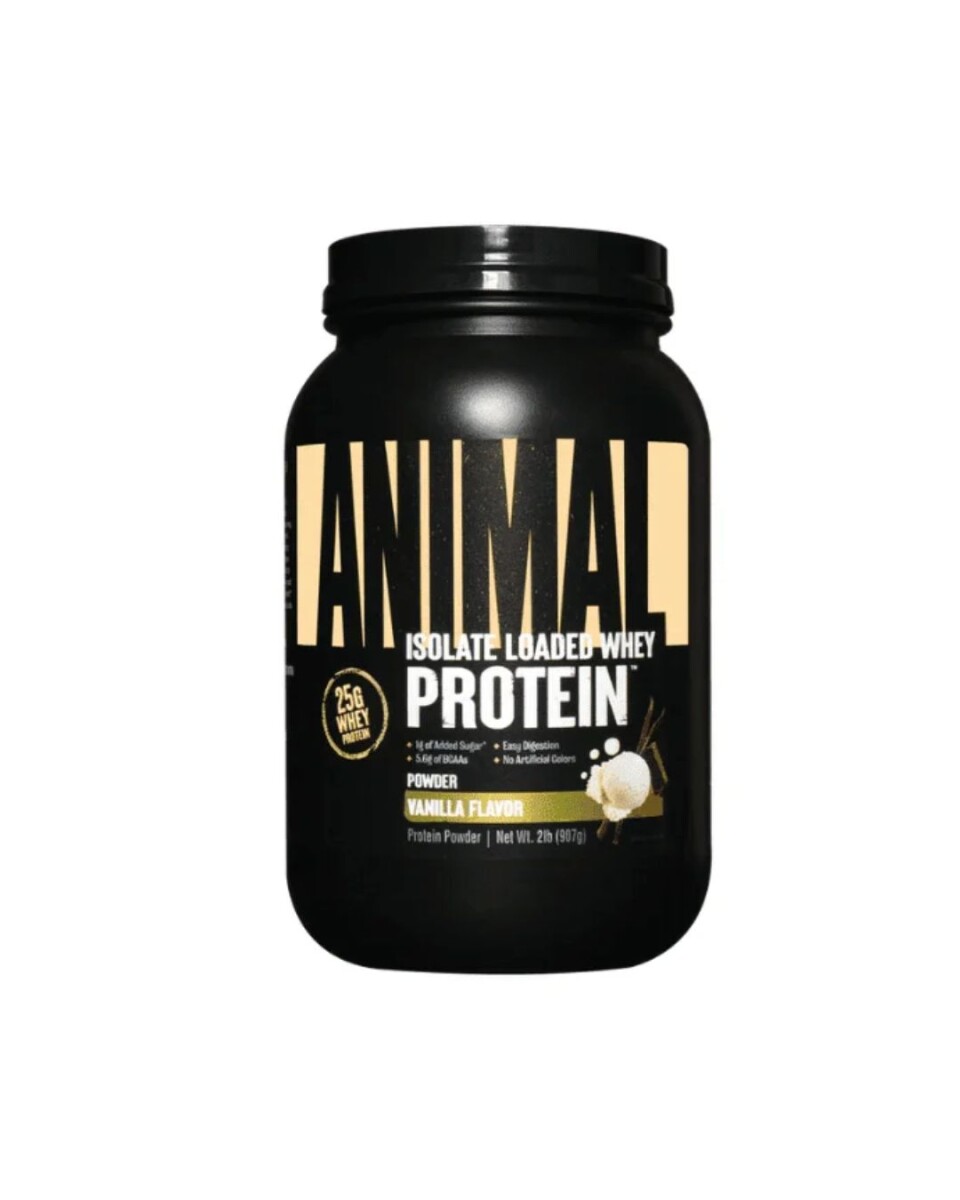 Whey Protein Isolado 2lb Animal- Sabor Vainilla 