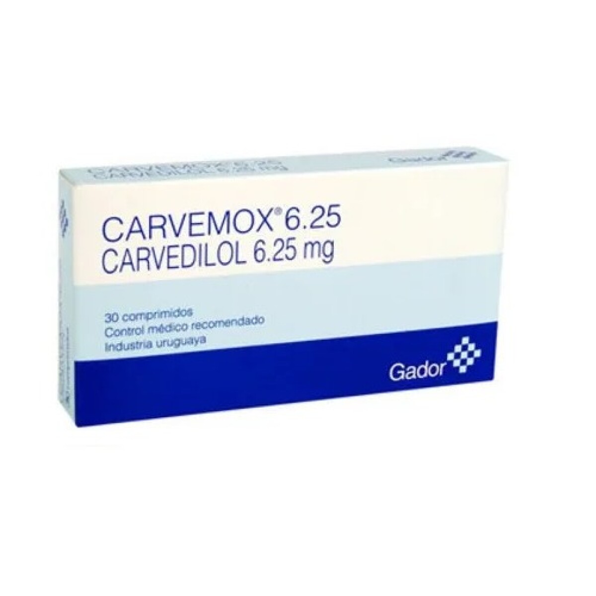 Carvemox 6.25 Mg. 30 Comp. 