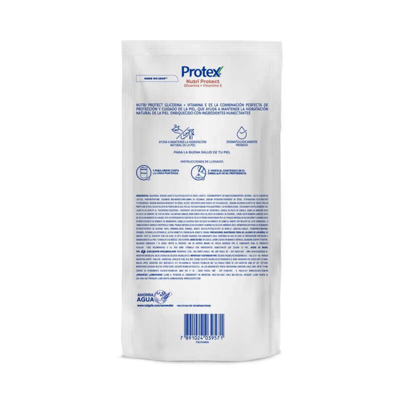 Jabón Líquido Protex Vitamina E 500 Ml. Jabón Líquido Protex Vitamina E 500 Ml.