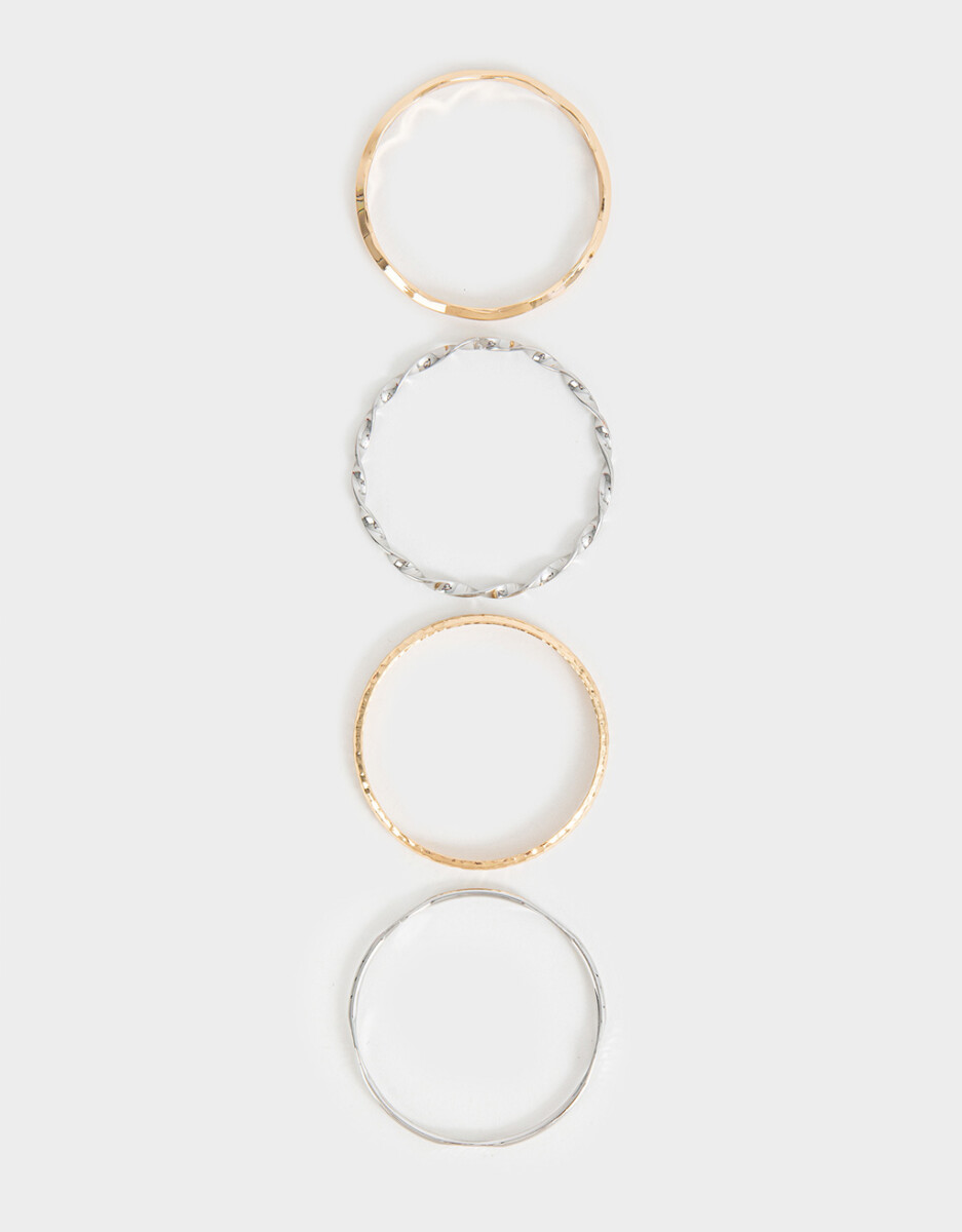 Pulseras Rígidas De Metal 