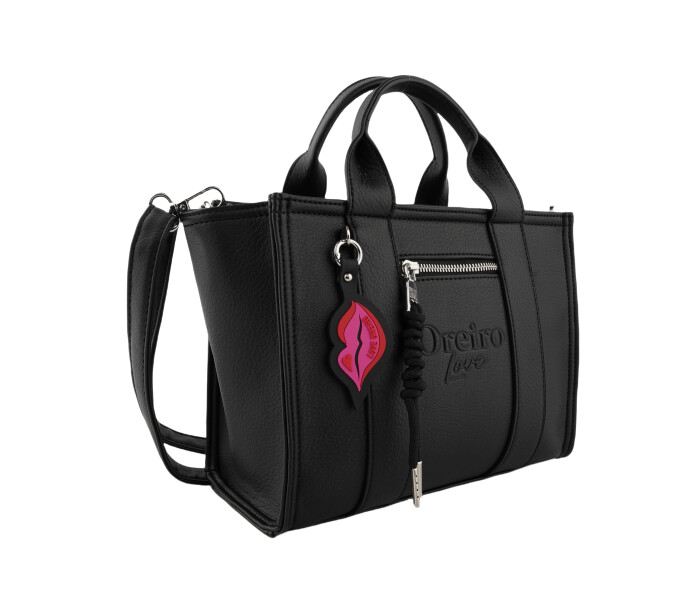 Cartera Las Oreiro Love Negro