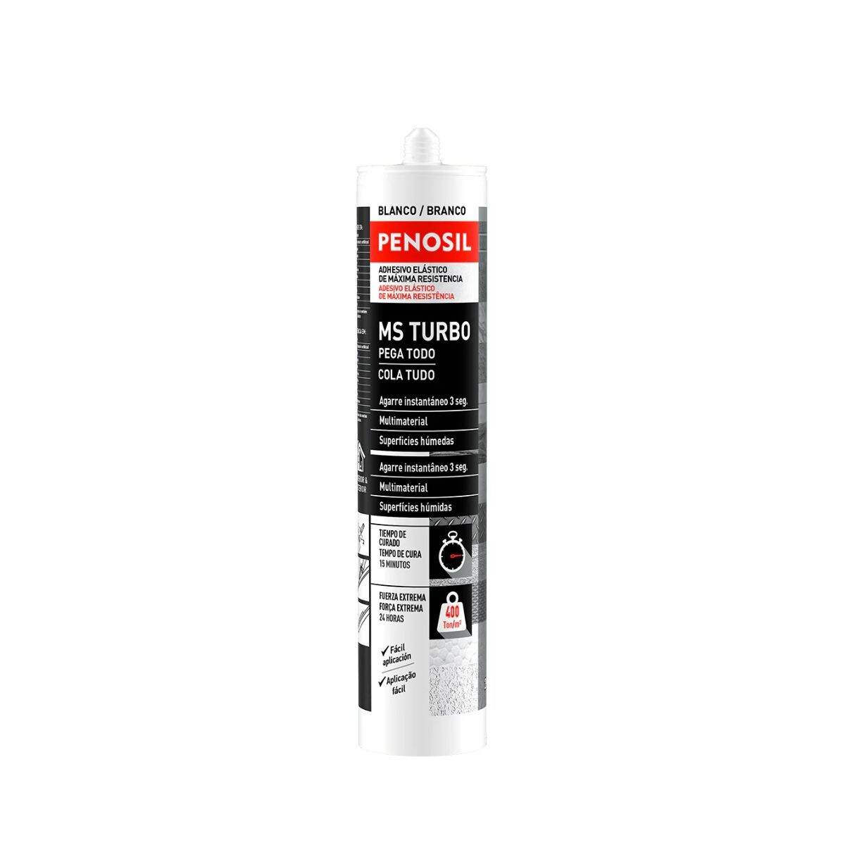 ADHESIVO PEGA TODO MS TURBO BLANCO 290ML PENOSIL Adhesivo Pega Todo Ms Turbo Blanco 290ml Penosil